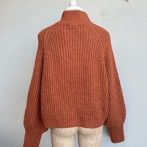 Lucca Couture Bonnie Mock Neck Sweater Medium
